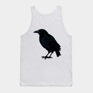 Handsome Raven with Dark Feathers Tank Top